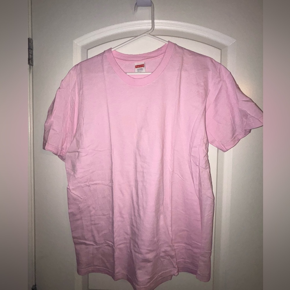 Blank pink t shirt Supreme